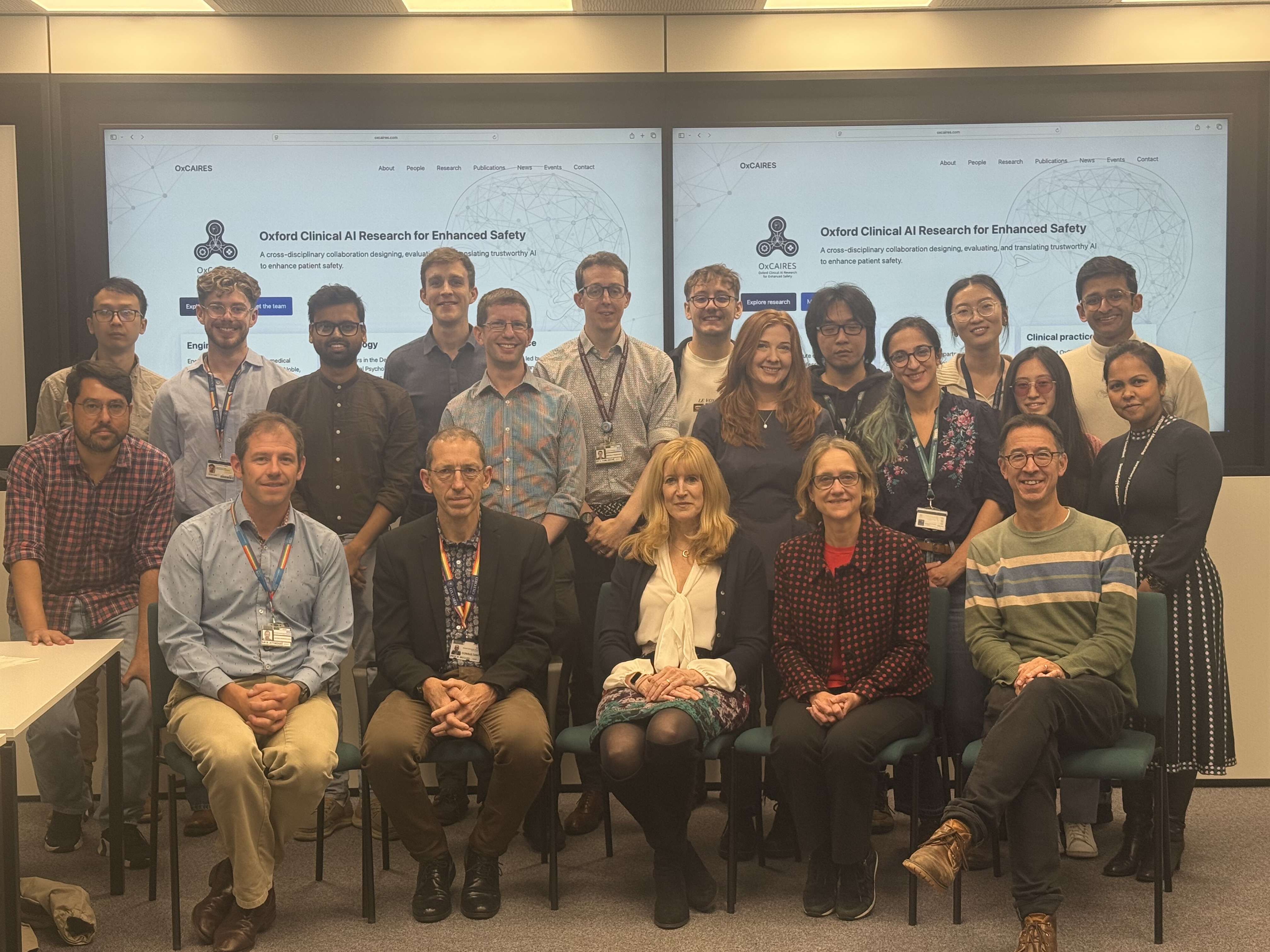 OxCAIRES team group photo